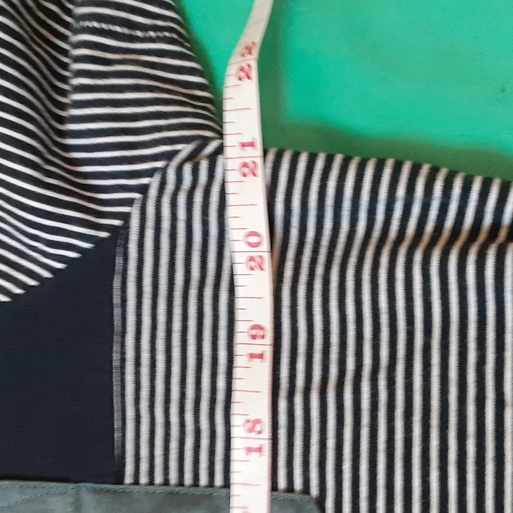 Penguin short sleeve blue and white striped shirt ,xl - Picture 4 of 9